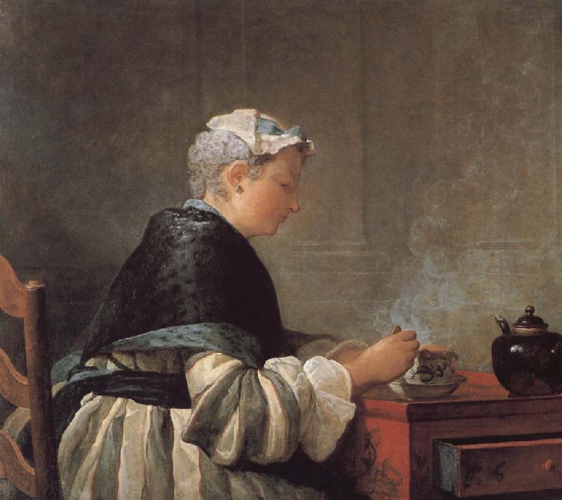 Jean Baptiste Simeon Chardin Tea lady China oil painting art